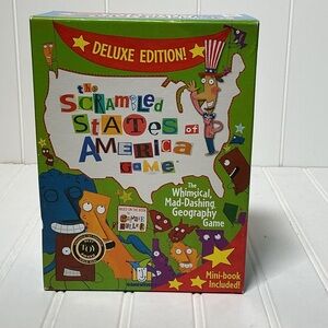 The Scrambled States of America Deluxe Edition Game Gamewright - Complete